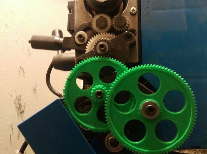 90T mini lathe change gear 3d printed 