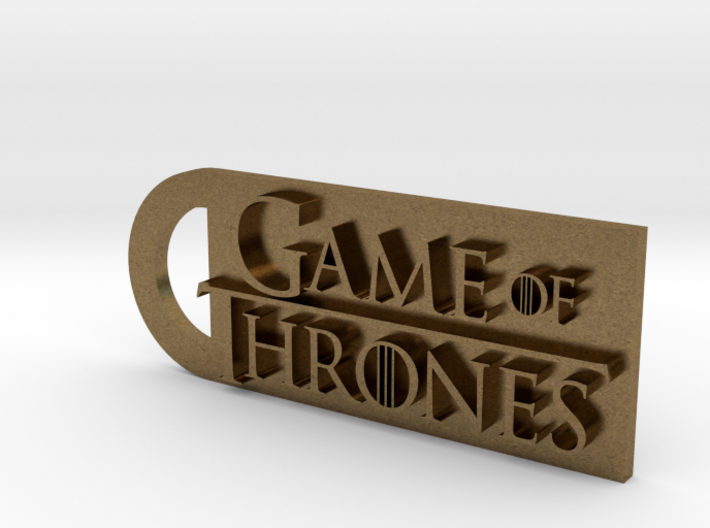 Game Of Thrones Keychain 3d printed