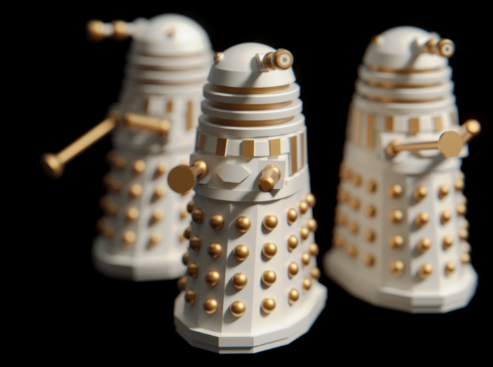 Imperial Dalek - Pose 2 3d printed
