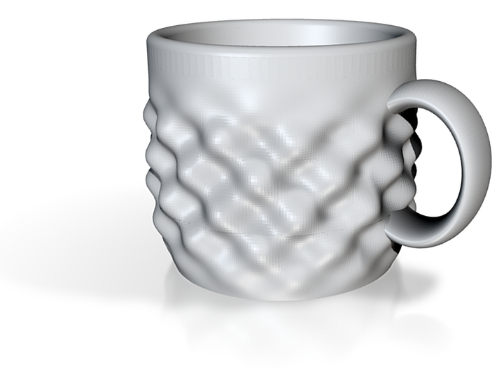 Sine Wave Espresso Cup 3d printed