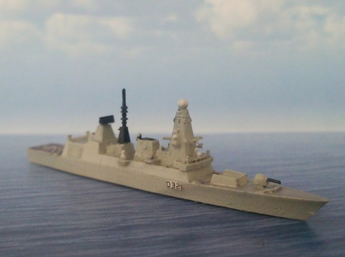 1/2000 HMS Daring 3d printed painted and decal