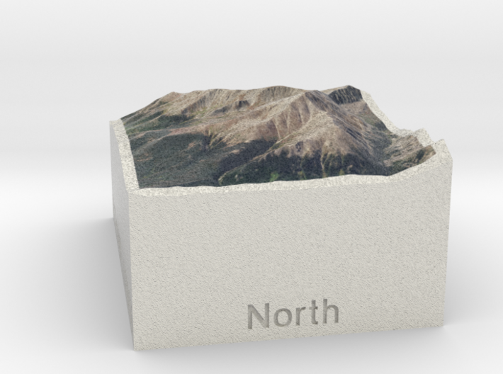 Mt. Elbert, Colorado, USA, 1:250000 Explorer 3d printed 