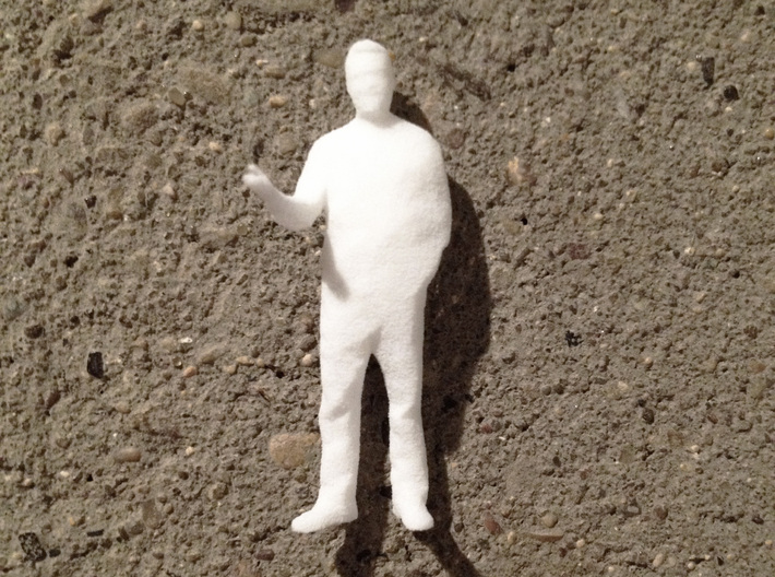 Architectural Man - 1:50 - Presenting 3d printed Front