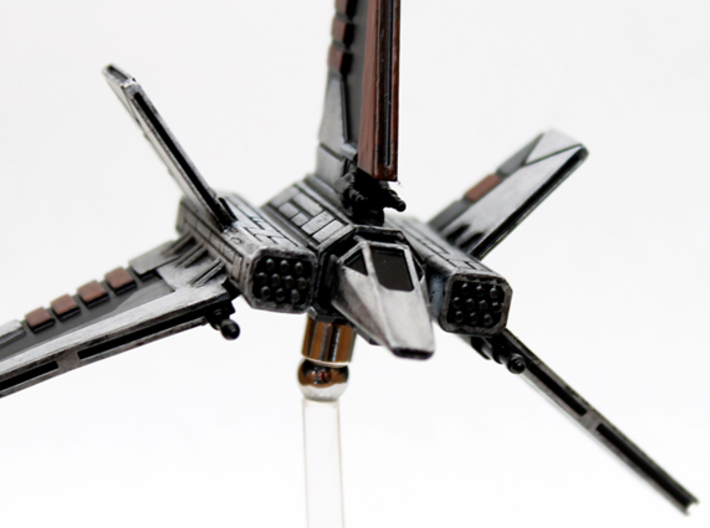 XG-1 Starwing Gunboat: 1/270 scale 3d printed XG-1 in Acrolayte