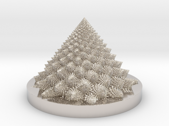 Romanesco fractal Bloom zoetrope (backwards) 3d printed