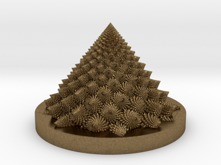 Romanesco fractal Bloom zoetrope (more resolution) 3d printed