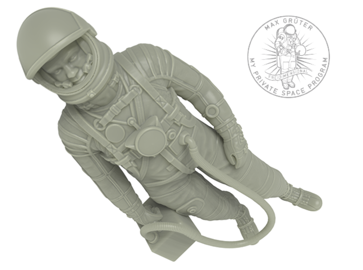 Mercury Astronaut Standing 3d printed 