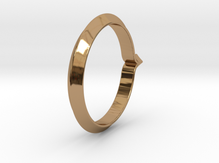 Shapesweeper Rectangular Basic Ring 3d printed