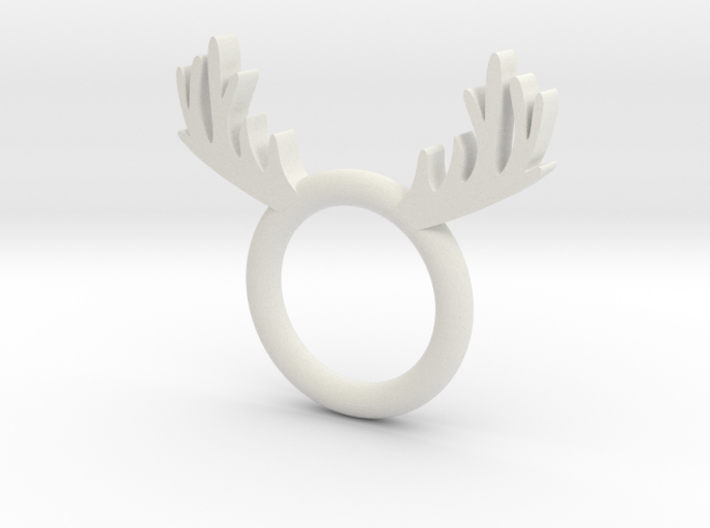 Deer_Ring 3d printed