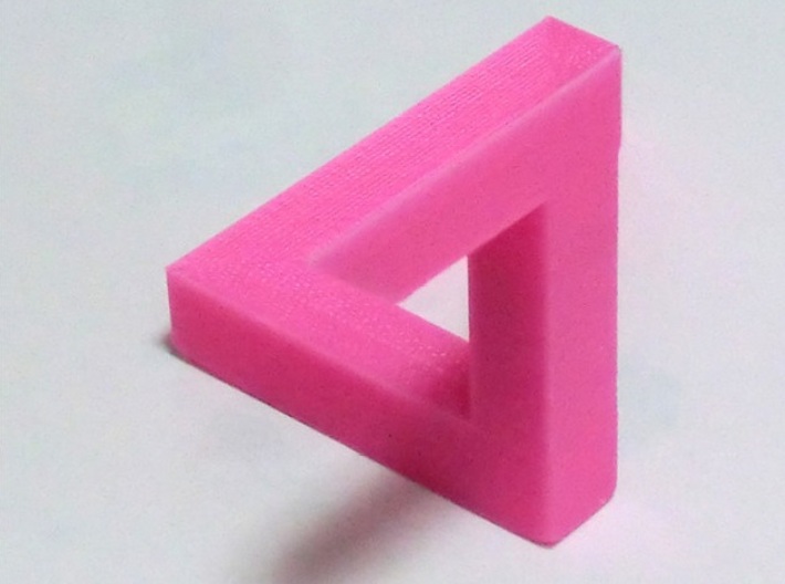Penrose triangle 3d printed 