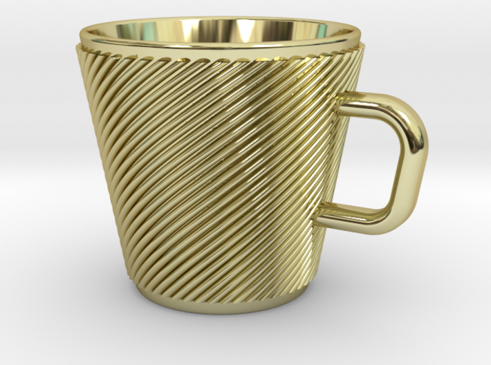 Espresso Cup - Precious metals 3d printed