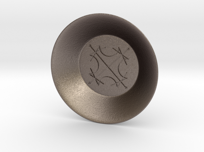 Seal of the Sun Charging Bowl (small) 3d printed