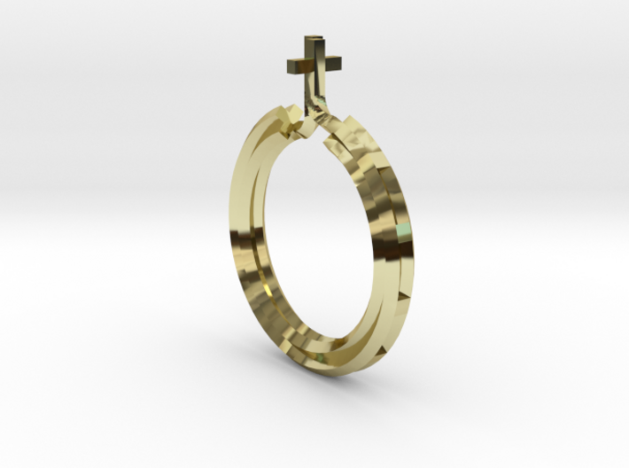 Rosary Ring 3d printed