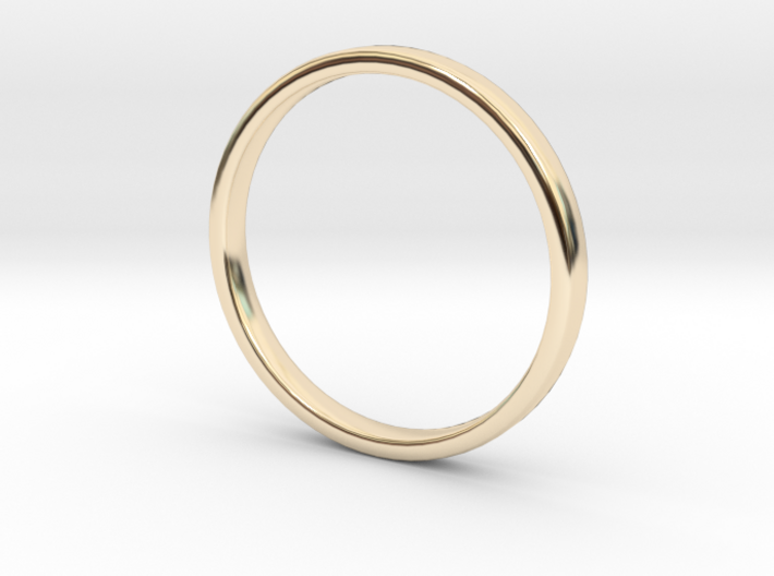 Simple wedding ring 2x1.1mm 3d printed
