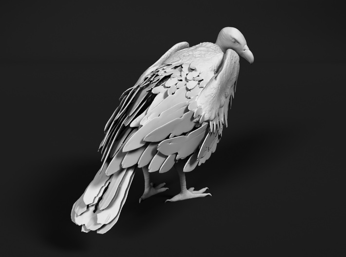 White-Backed Vulture 1:35 Standing 2 3d printed 