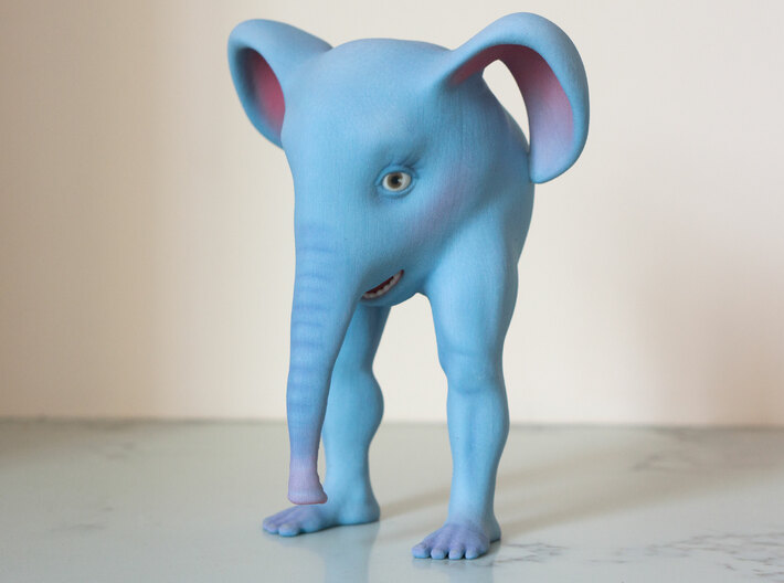 The Bipedal Elephant 3d printed The Bipedal Elephant is very self-conscious of his cankles.