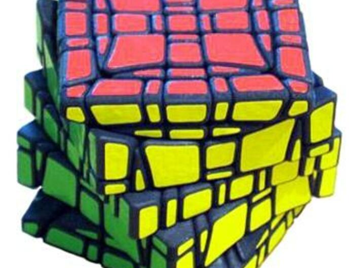 Mixup Cube 5x5x5 3d printed Regular turns