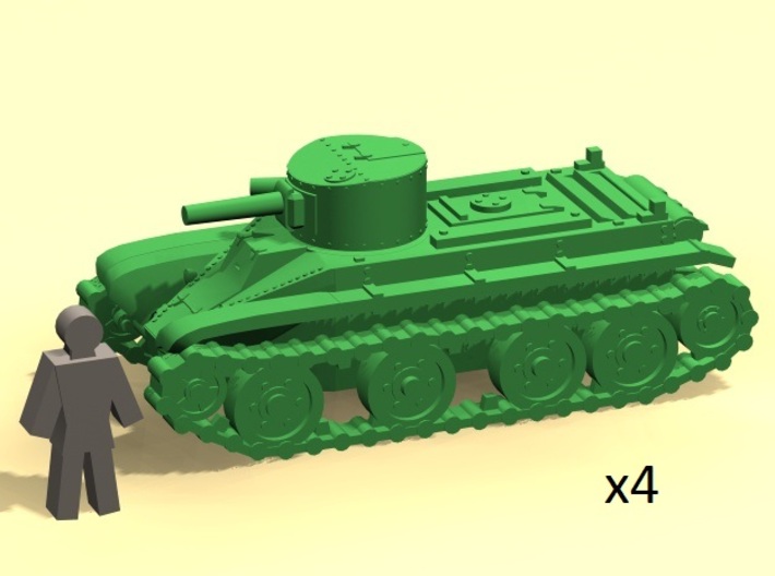 6mm BT-2 tanks 3d printed