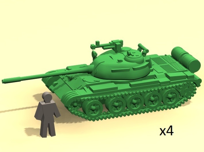 6mm 1/285 T-55 tanks 3d printed