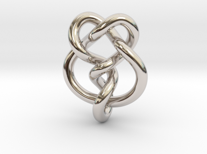 Miller institute knot (Circle) 3d printed