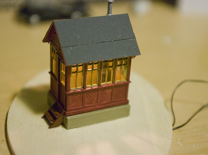 CPR John Street Gatehouse - HO Scale (1/87) 3d printed Painted and Detailed shanty.