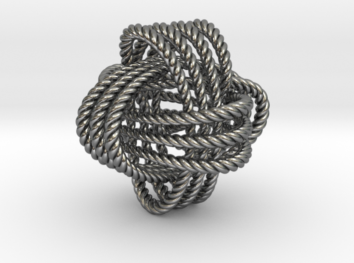Monkey's fist knot (Rope) 3d printed