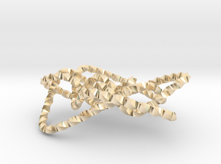 Ochiai unknot (Twisted square) 3d printed