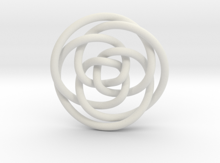 Rose knot 3/5 (Circle) 3d printed