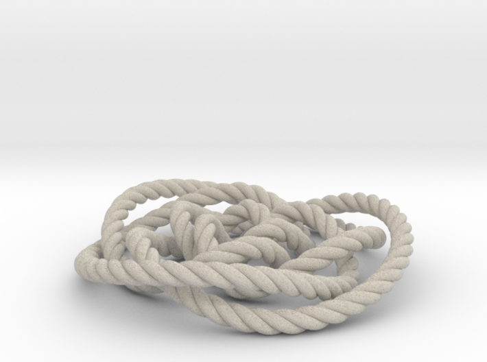 Rose knot 3/5 (Rope) 3d printed