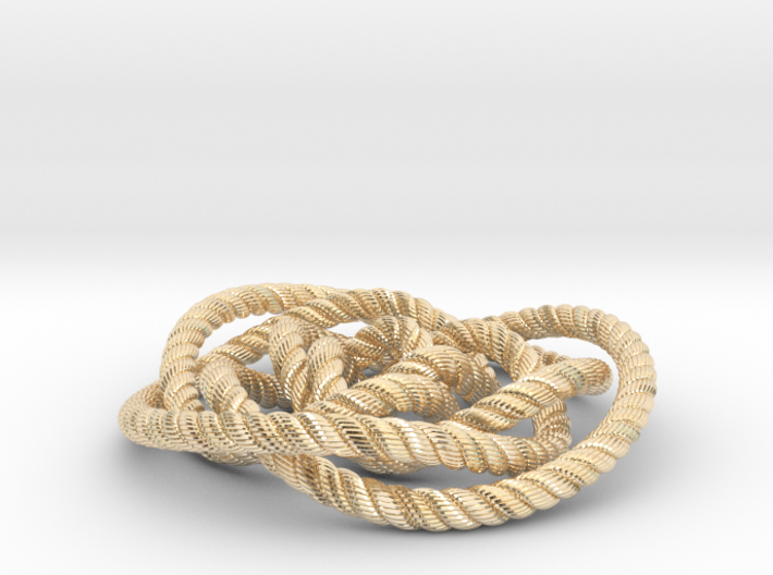 Rose knot 3/5 (Rope with detail) 3d printed