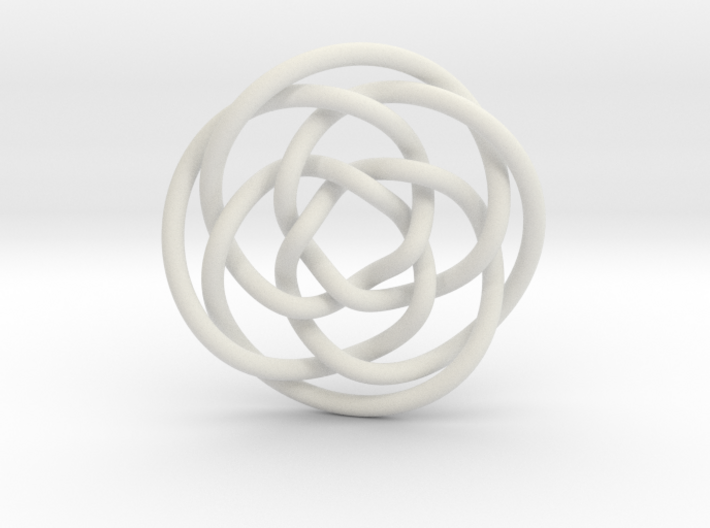 Rose knot 4/5 (Circle) 3d printed