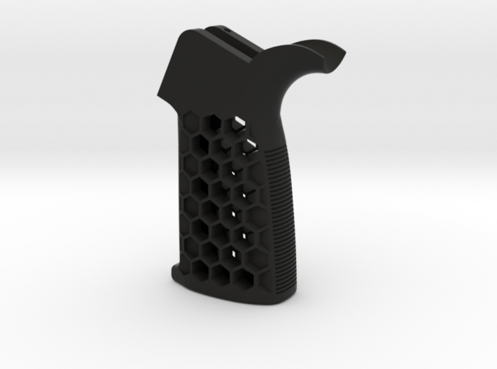 Shiny Kieran-Vihelmo (AR-15 Pistol Grip) 3d printed