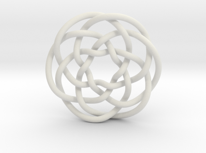 Rose knot 6/5 (Circle) 3d printed
