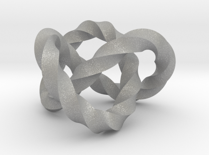 Trefoil knot (Twisted square) 3d printed
