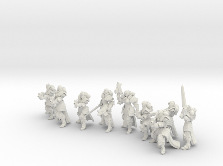 32mm Gothic war Sisters 3d printed