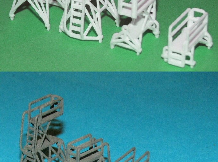 1/144 GSE B4 & B5 Maintenance Stands (4x) 3d printed 