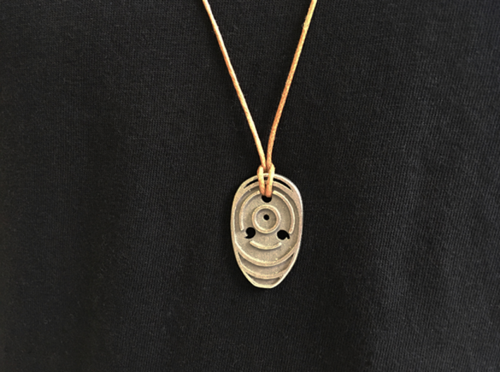 Naruto Sharingan - Tobi Pendant &amp; Necklace 3d printed