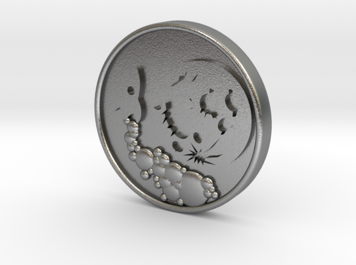 To the Moon Crypto Predictor Coin 3d printed