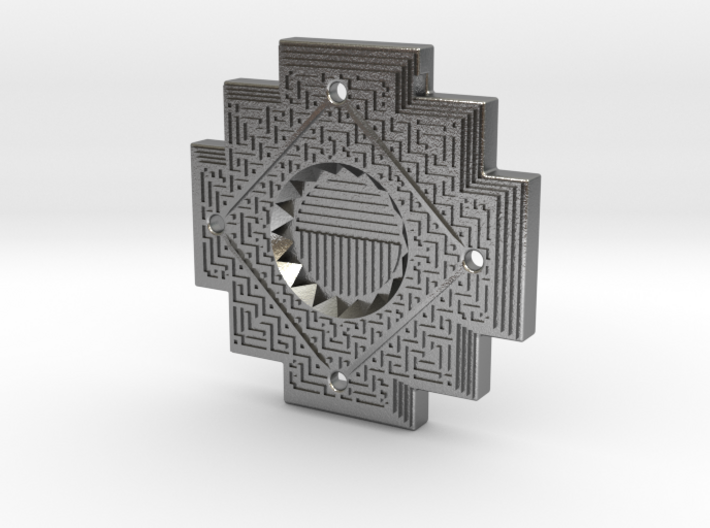 Inca Cross Amulet 3d printed