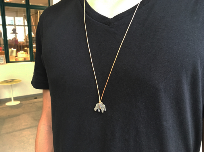 Hanging Cow Pendant  3d printed 