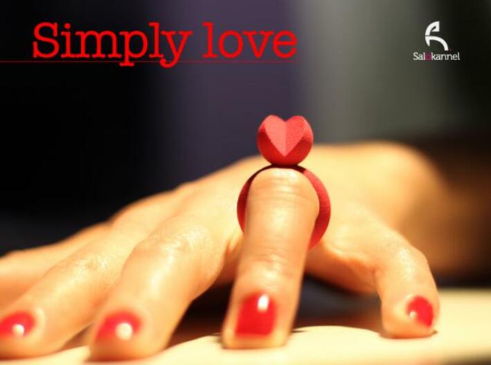 SIMPLY LOVE - size 8 3d printed Photo