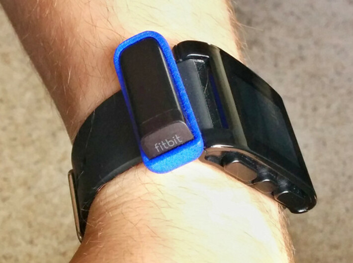 Watchband Holder for Fitbit Flex - Pebble Version 3d printed