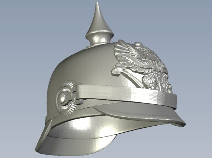 1/64 scale German pickelhaube helmets x 6 3d printed