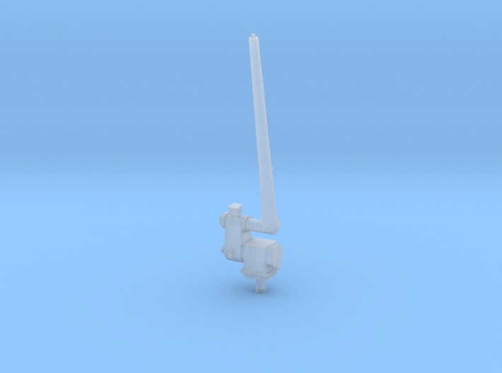 1/96 scale Aft Antenna - Single Right side 3d printed