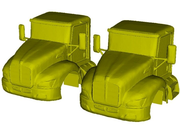 1/87 scale Kenworth T370 truck cabins x 2 3d printed