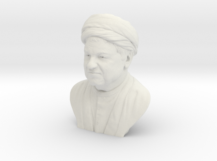 Hollow of Akbar Hashemi Rafsanjani 3d printed
