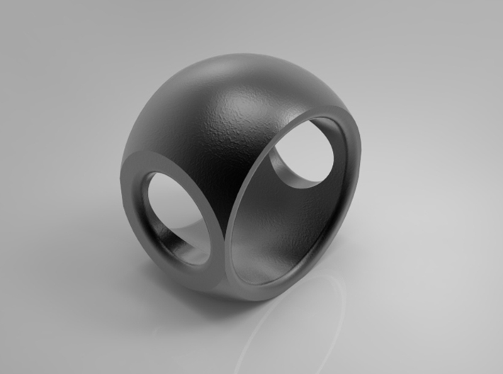 RING SPHERE 1 SIZE 8 3d printed