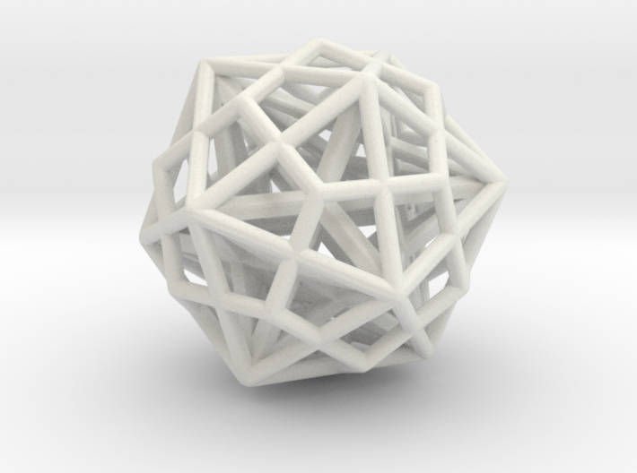 Icosa/Dodeca Combo w/nested Stellated Dodecahedron 3d printed