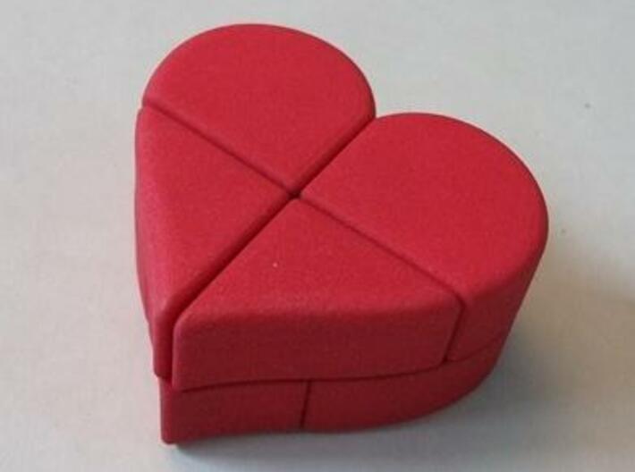 Heart 2x2x2 Puzzle 3d printed