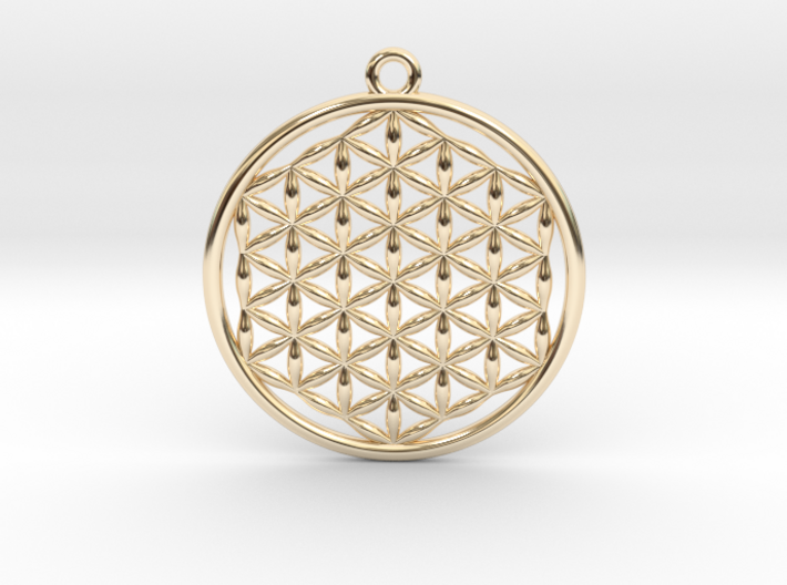 Flower Of Life 1.5&quot; v2 3d printed